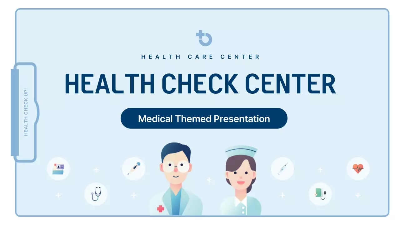 Blue Modern Health Guide Presentation