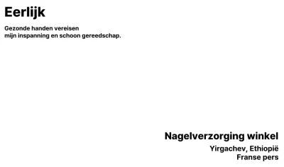 Informatief, promotioneel ontwerp met eenvoudige tekst