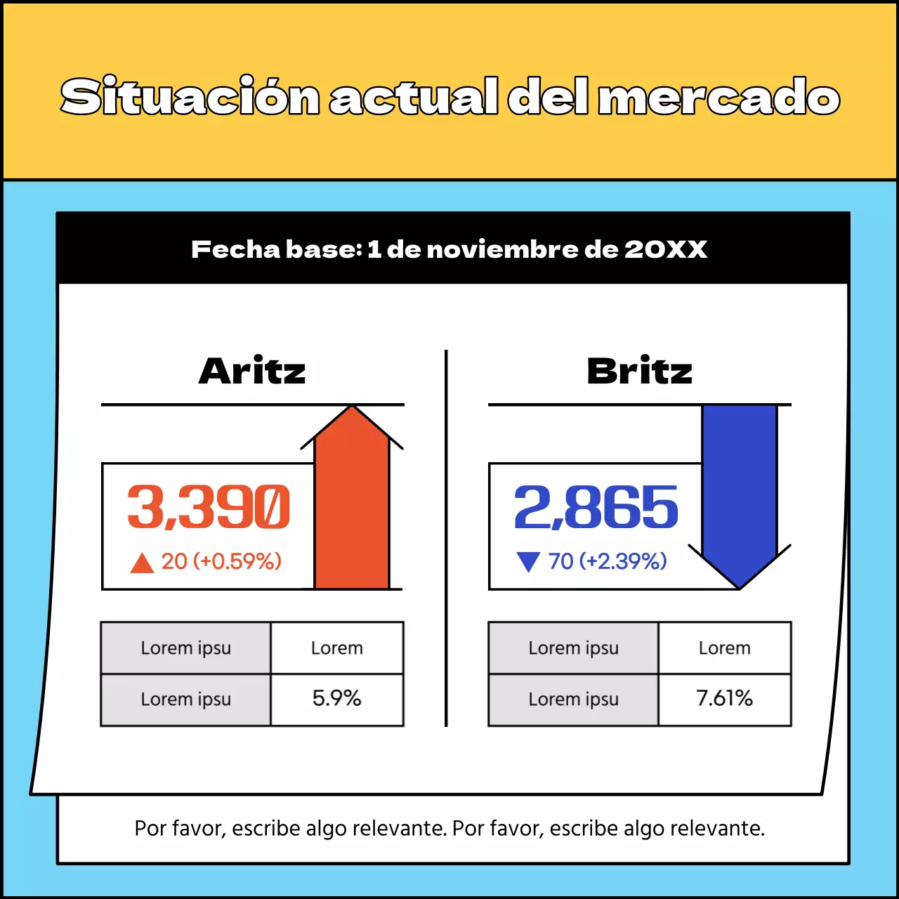 Una sencilla guía amarilla y azul claro para invertir en REIT inmobiliarios
