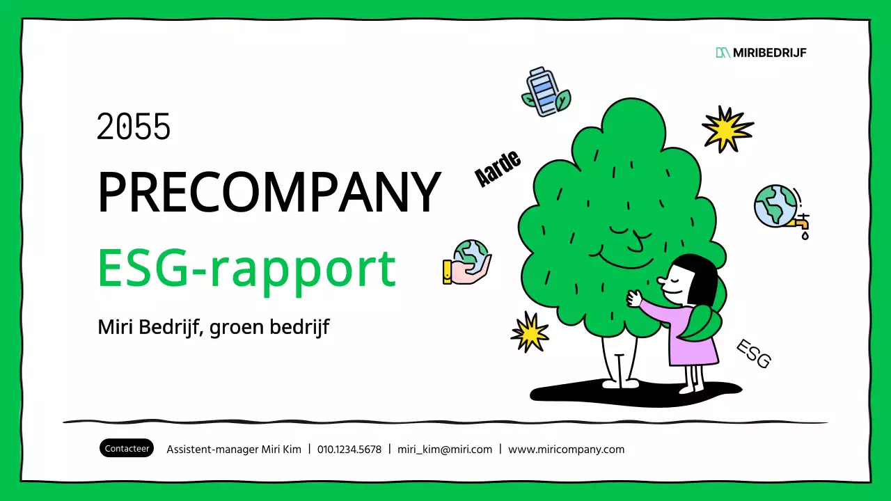 Kitscherige ESG-rapporten voor bedrijven in het groen