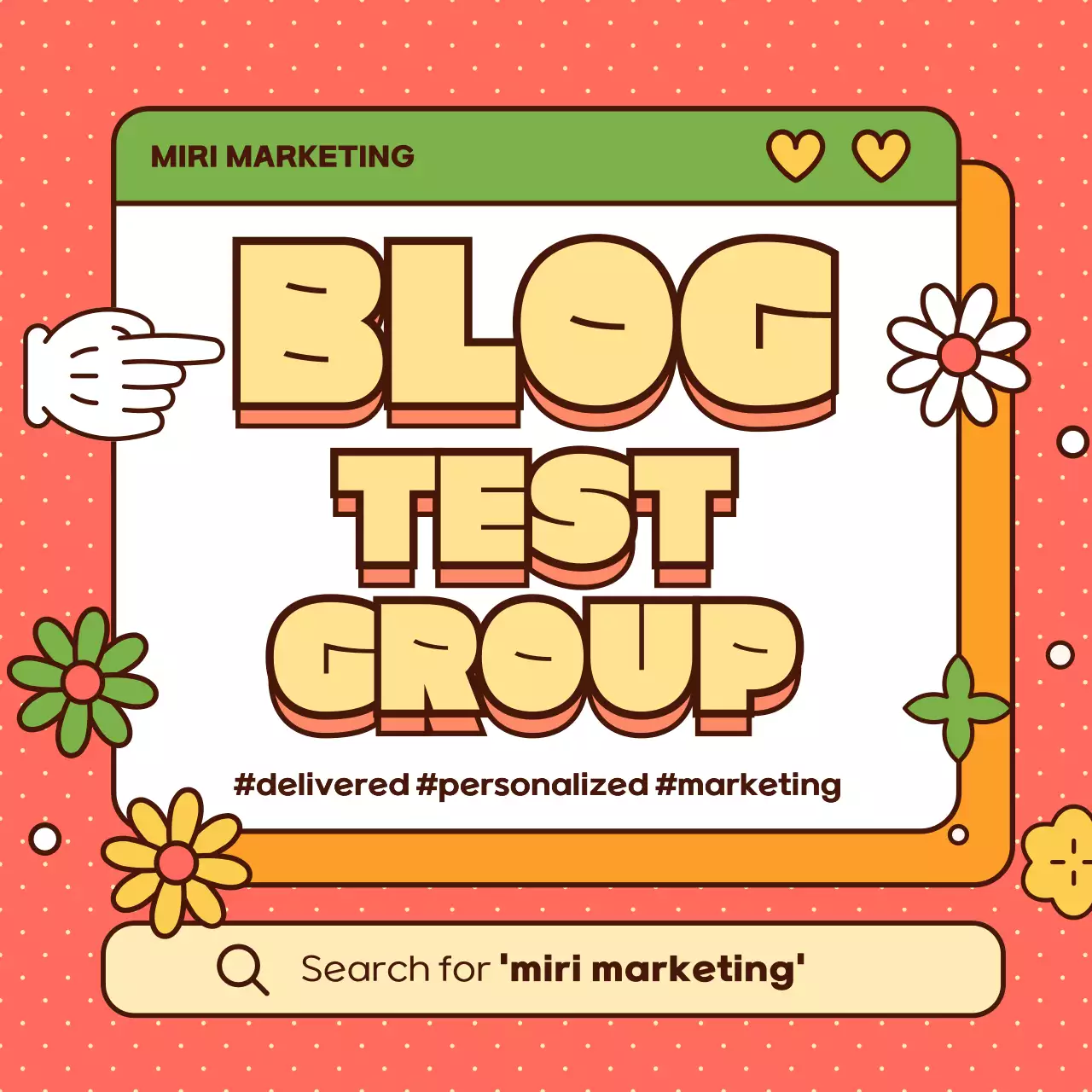 코랄 레트로 블로그 프로모션 인스타그램 캐러셀