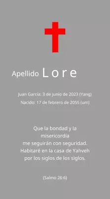 Placas funerarias de concepto cristiano o católico con versículos bíblicos