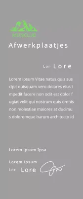 Berg club finisher's plaquette met club logo concept met groene berg illustratie