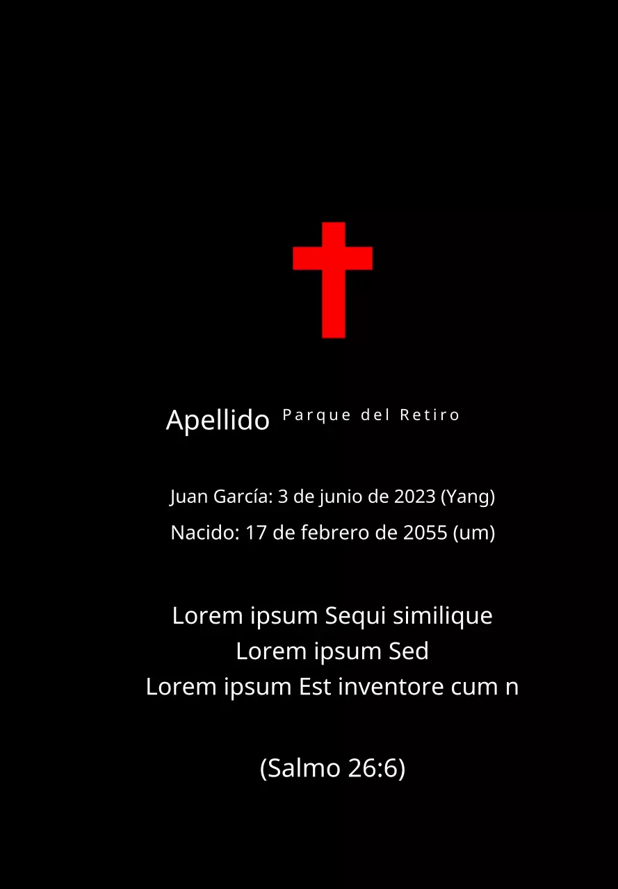 Placas funerarias de concepto cristiano o católico con versículos bíblicos