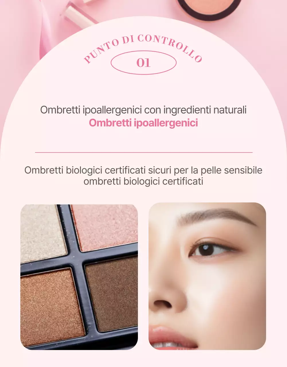 Promuovere i cosmetici nelle moderne tonalità del rosa