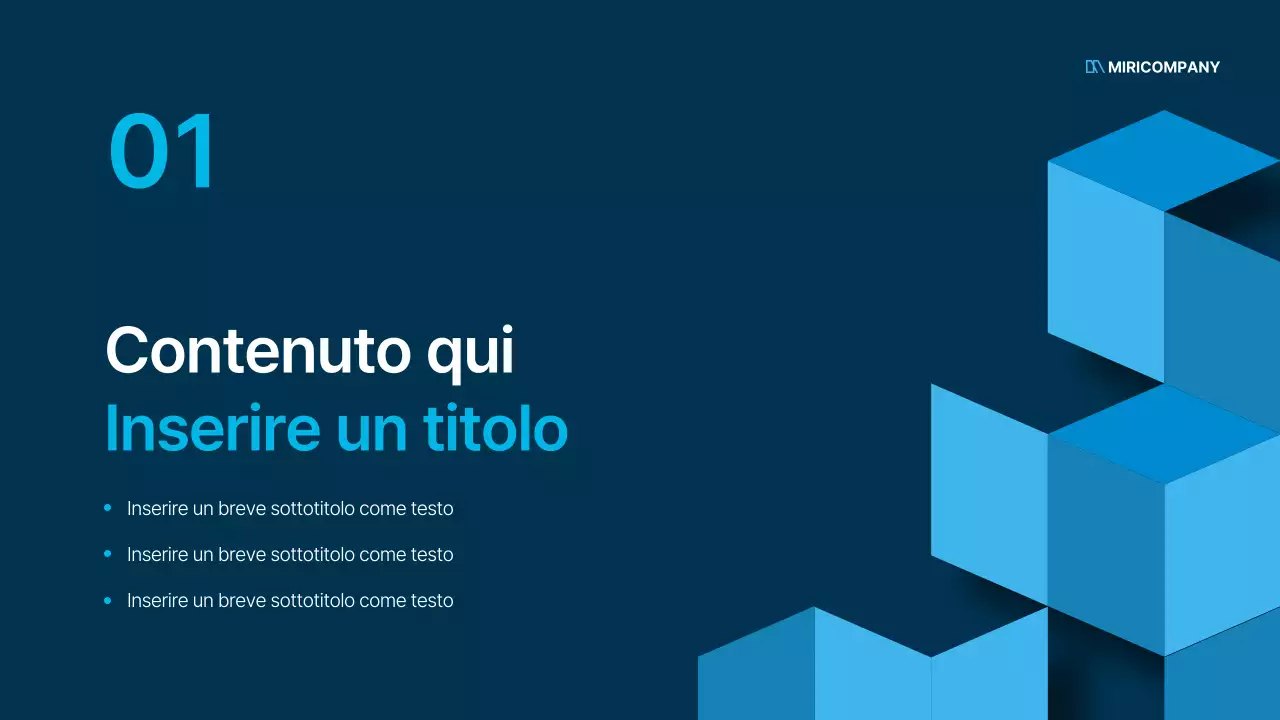 Piano aziendale semplice per impiegati in blu e blu