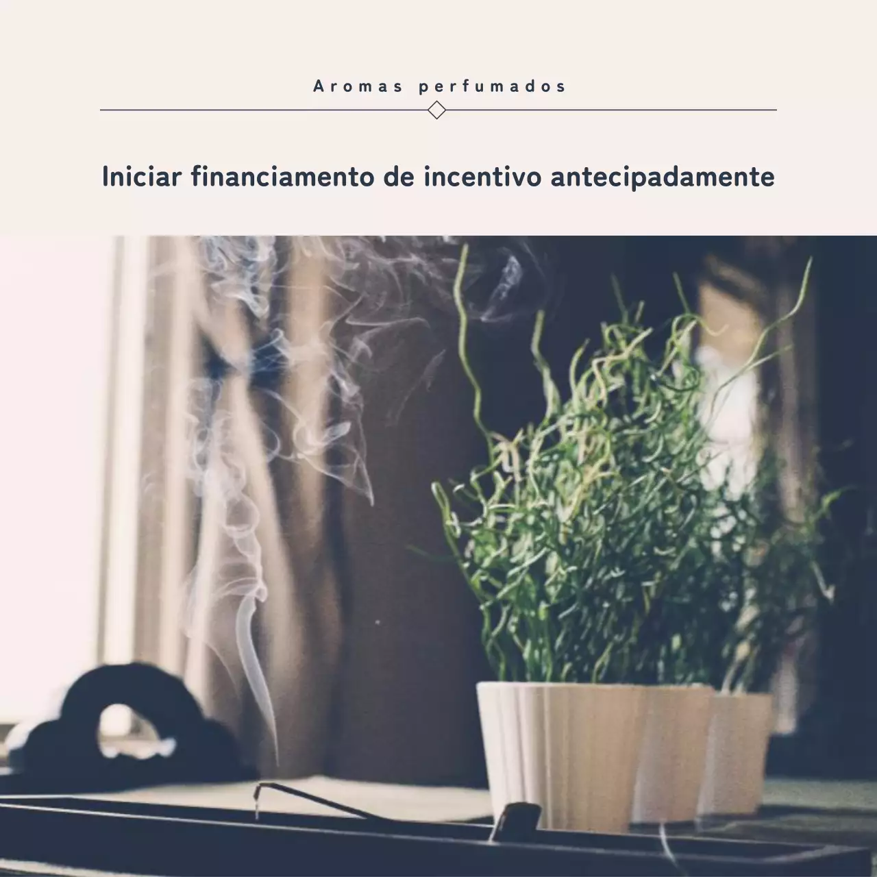 Promover o financiamento de incentivos com um visual vintage azul-marinho e castanho