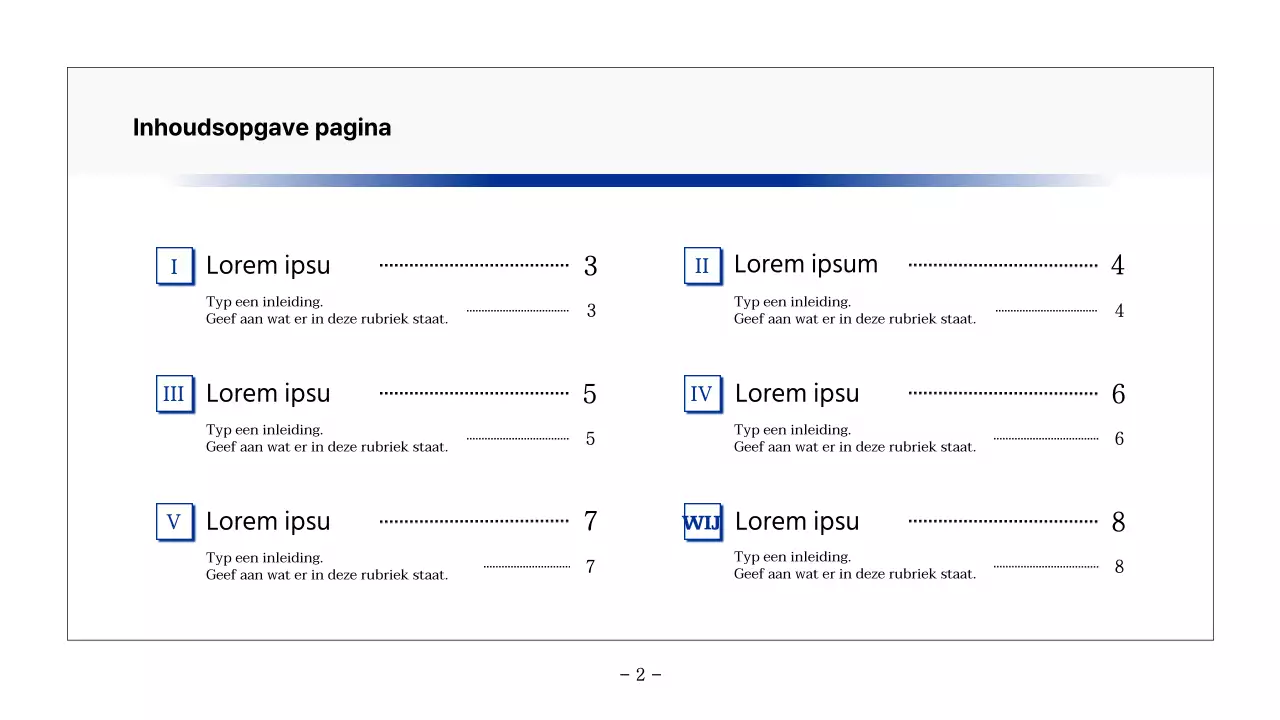 Eenvoudig afdrukbaar rapport in zwart en marineblauw