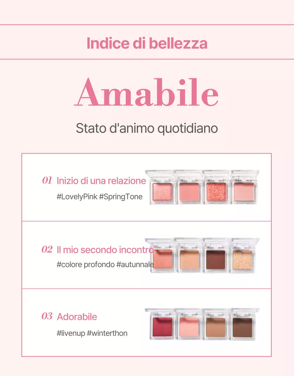 Promuovere i cosmetici nelle moderne tonalità del rosa