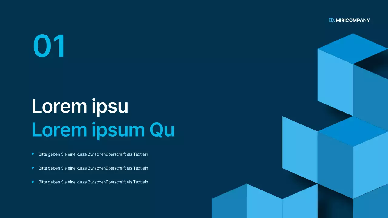 Einfacher Businessplan für Büroangestellte in Marine und Blau