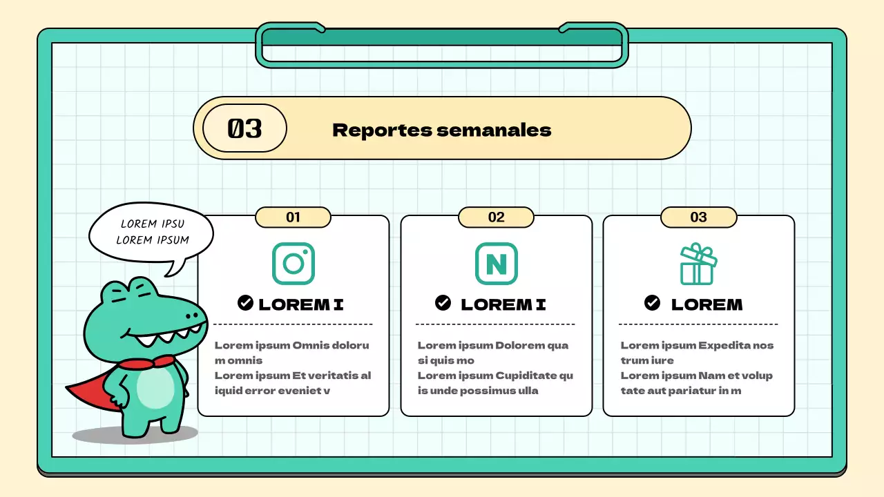 Un sencillo informe de las actas de la reunión del estudio de marketing de los aficionados en color menta y amarillo
