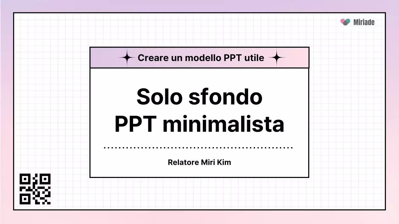 Un semplice piano di allenamento con un gradiente viola