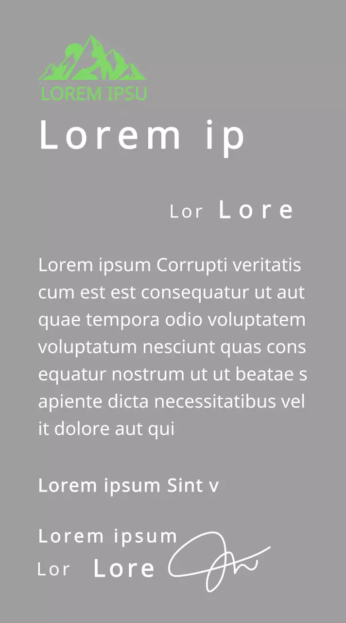 Placa de finisher de club de montaña con logotipo del club concepto con ilustración de montaña verde