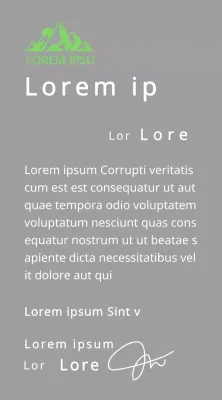 Placa de finisher de club de montaña con logotipo del club concepto con ilustración de montaña verde