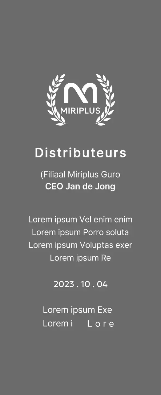 Plakkaat van verdienste met merklogo en lauwerkrans in het Outstanding Dealer Award-concept.