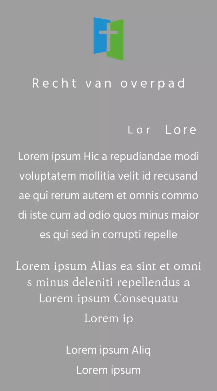 Plaquette met kerklogo concept