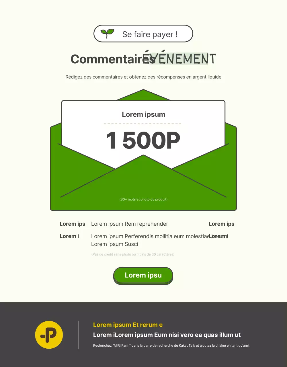 Promouvoir la vente de choux verts de base et de choux chartreuse