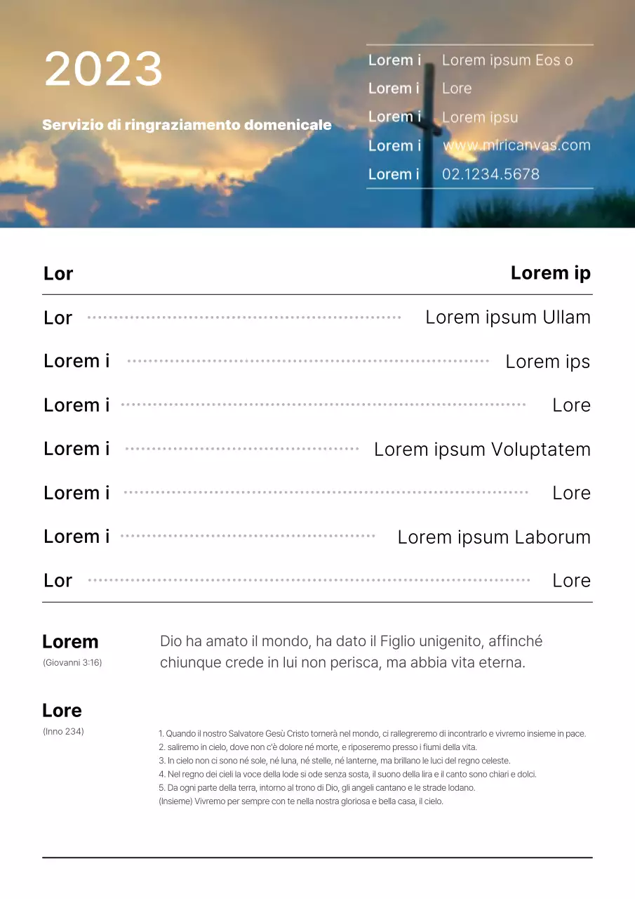 Annunci semplici in bianco e nero per il bollettino domenicale del Ringraziamento