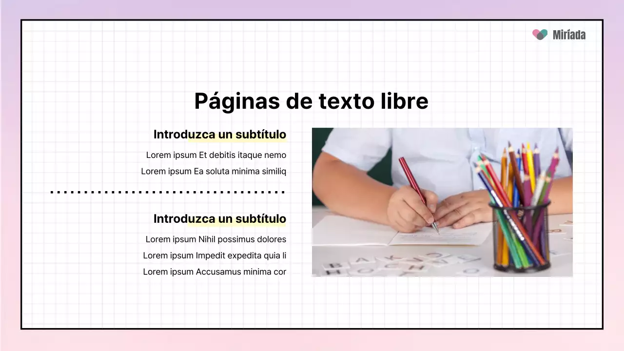 Un mazo de entrenamiento sencillo con un degradado púrpura