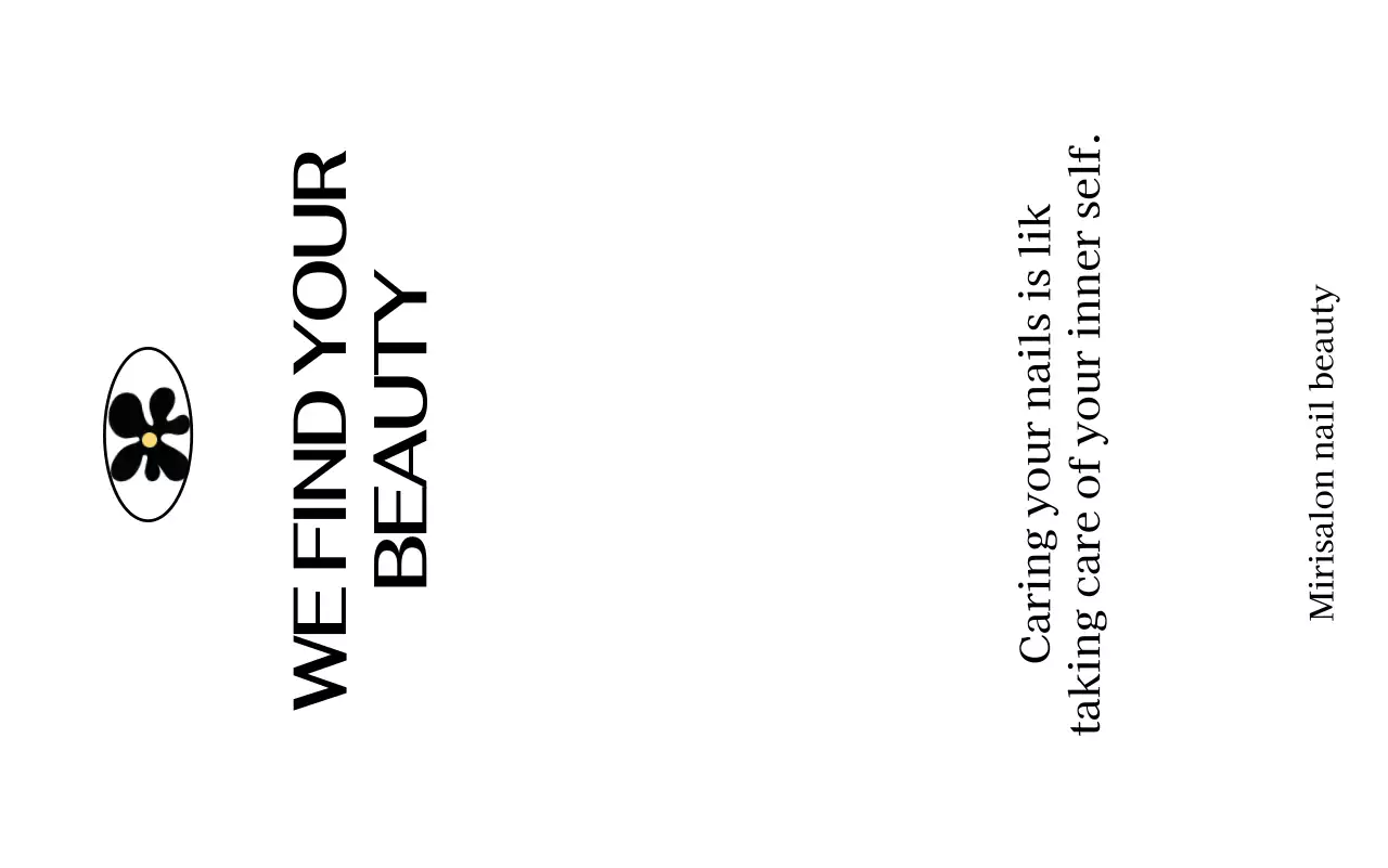 Konsep salon kuku yang apik dalam warna hitam