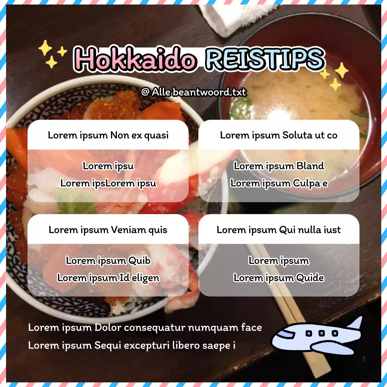 Een roze en lichtblauwe reisgids voor Japan