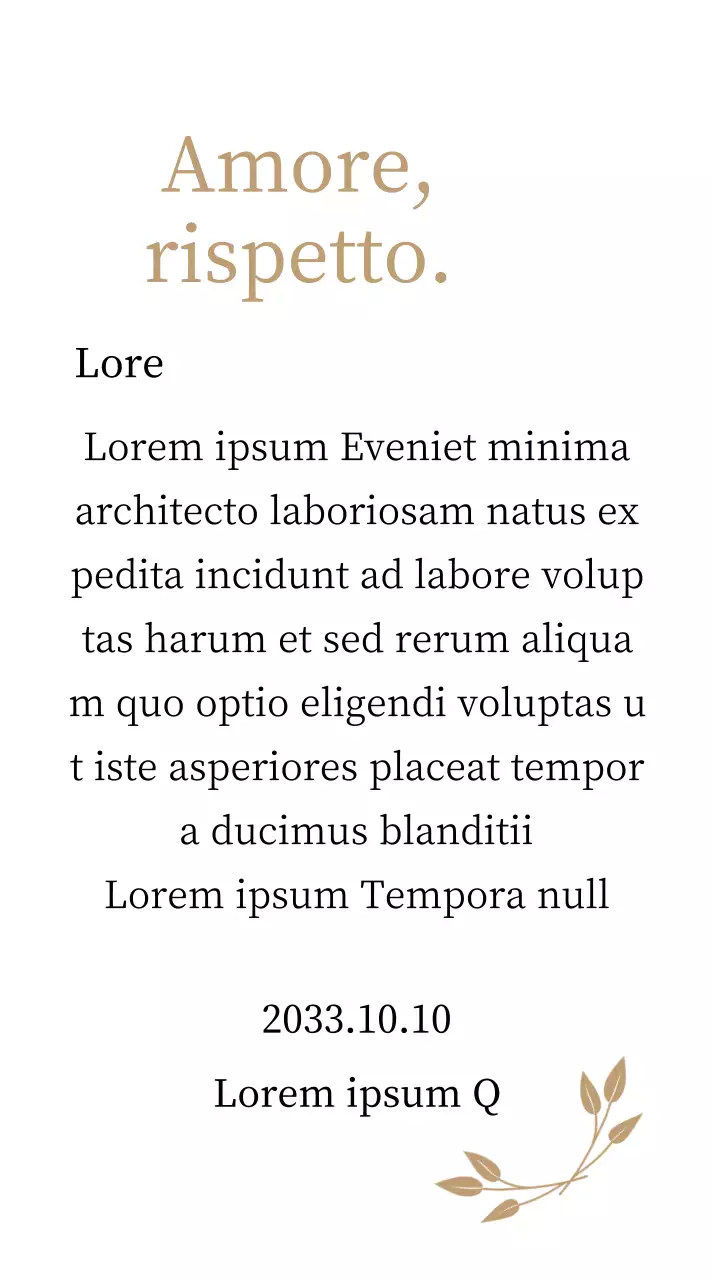 Targa di ringraziamento di classe con oro e foglie