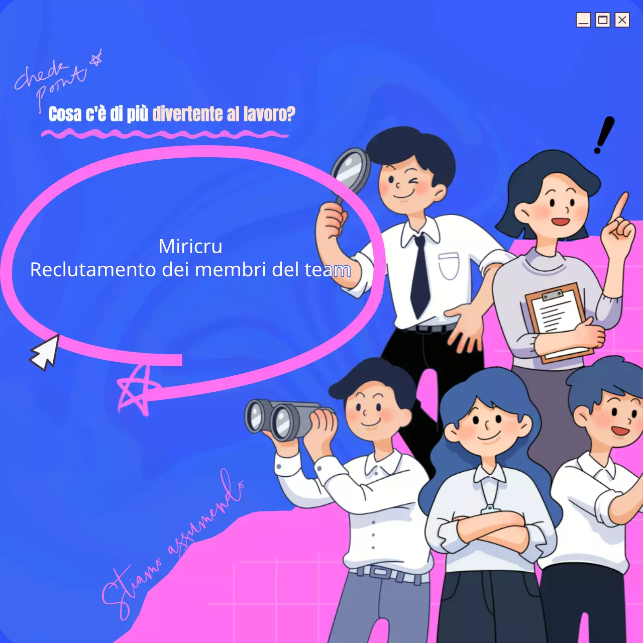 Una guida agli annunci di lavoro blu e di tendenza