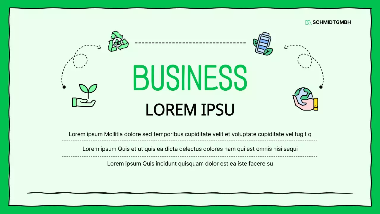 Kitschige ESG-Unternehmensberichte in Grün