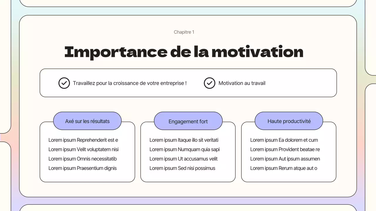 Une leçon simple de motivation organisationnelle aux couleurs de l'arc-en-ciel