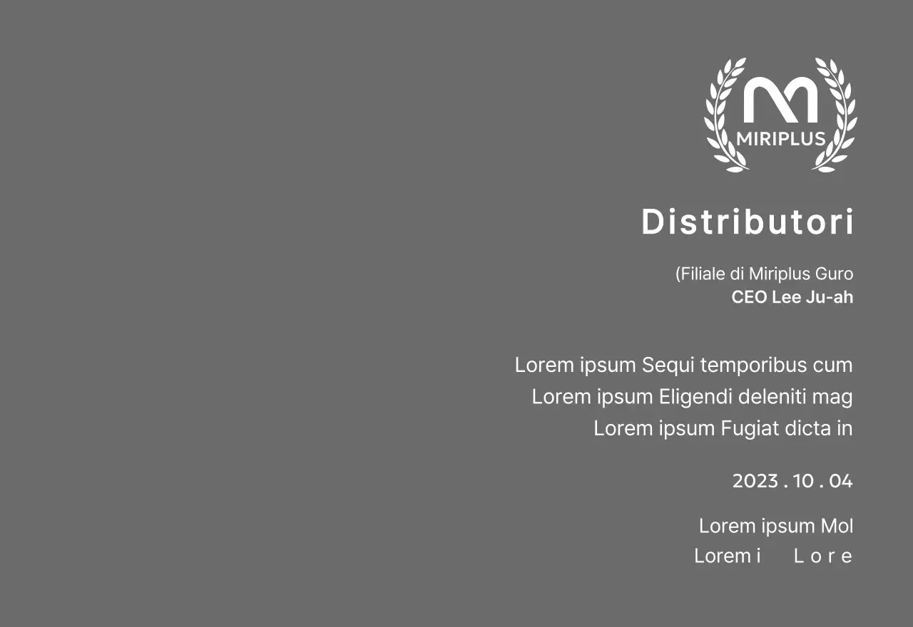 Targa di merito con logo del marchio e corona d'alloro nel concetto di Outstanding Dealer Award.