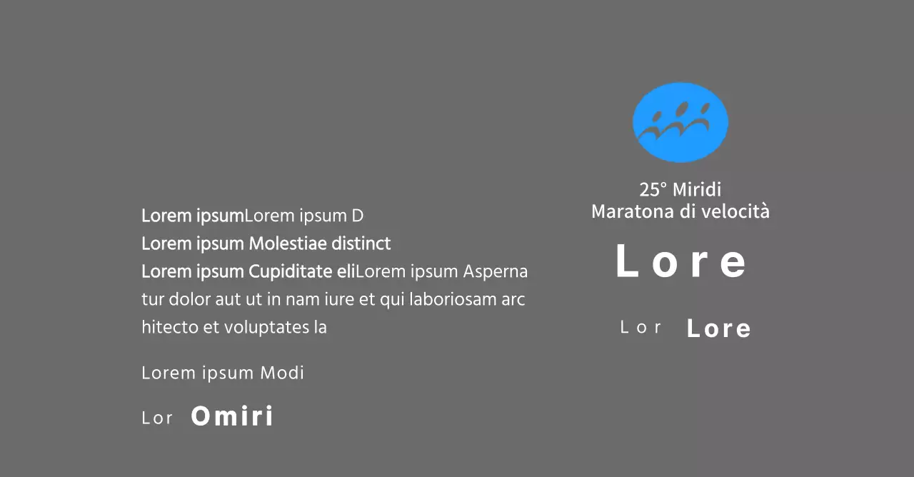 Targa per il finisher del concetto di maratona con logo semplice