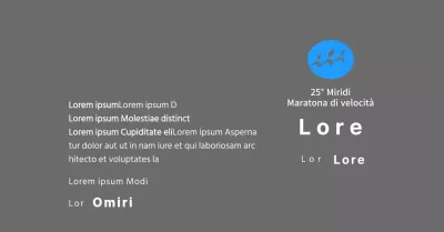 Targa per il finisher del concetto di maratona con logo semplice