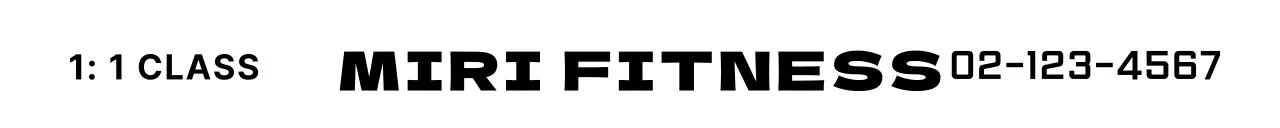 Bewerben Sie Ihr Fitness-Textlogo in einem einfachen, sauberen Stil