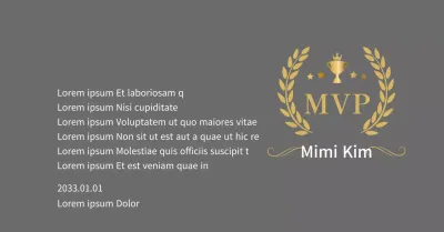 Targa del campionato con alloro e trofeo in oro