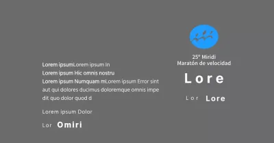 Placa de finisher concepto maratón con logotipo sencillo