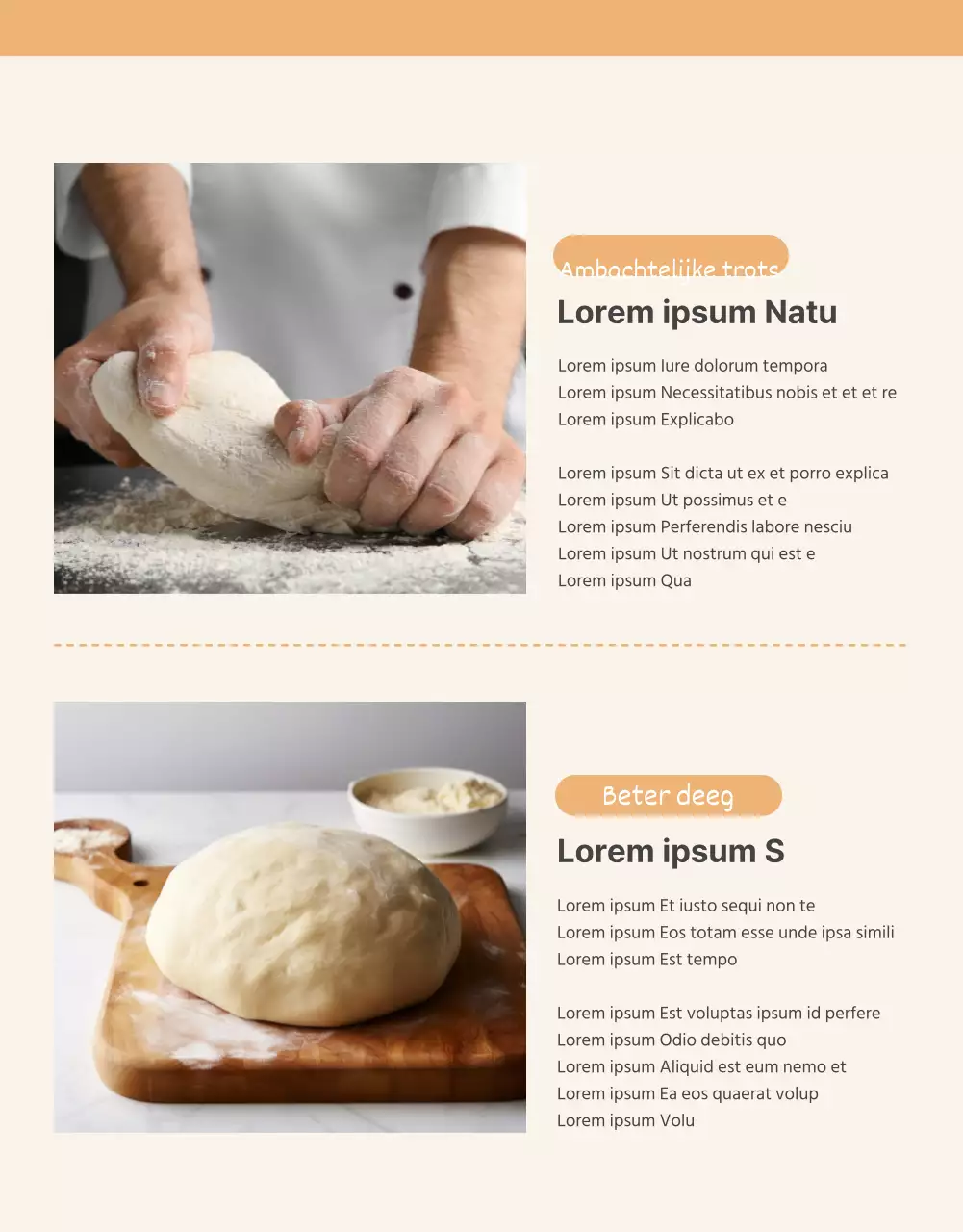 Promoot de verkoop van een basis gehaakte oranje en beige kraag