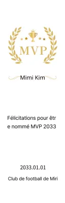 Plaques de championnat luxueuses avec lauriers et trophées en or