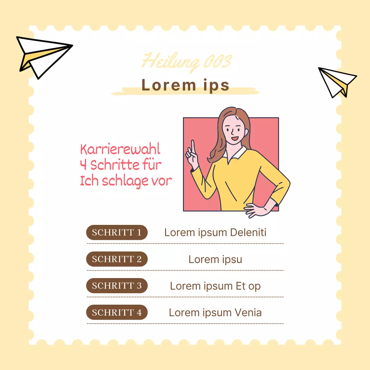 Förderung des klassischen gelb-rosa Heilzentrums Worry Centre