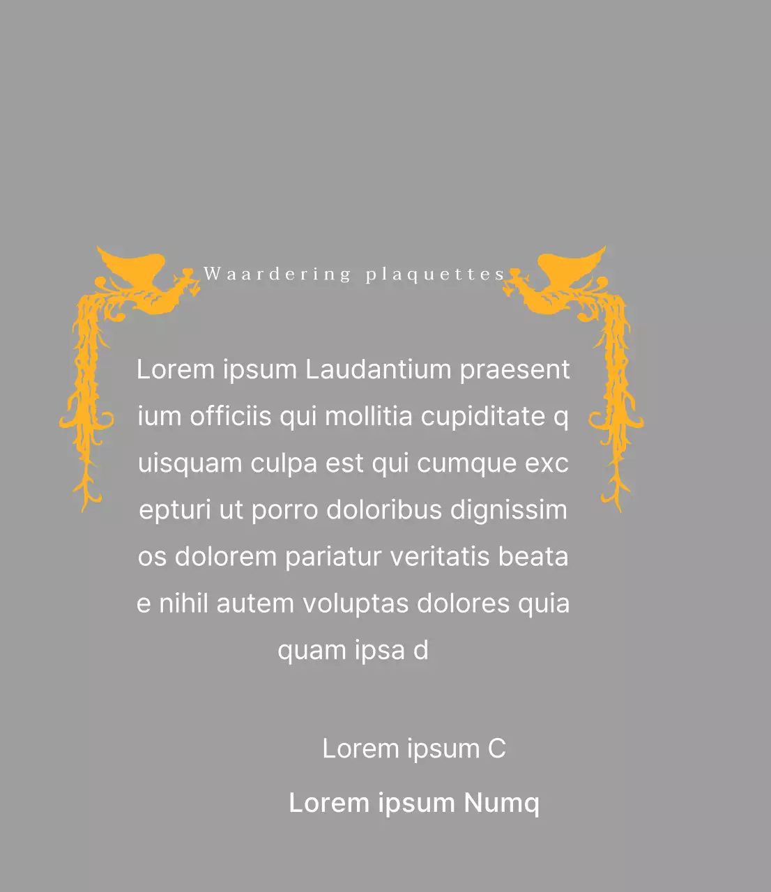 Bedankbord met moederdagthema en feniksillustratie