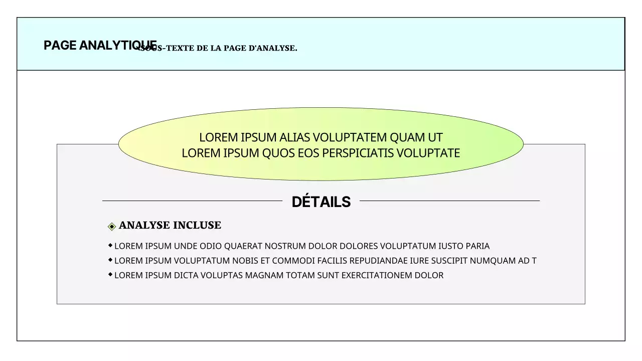 Un rapport imprimable simple en bleu clair et chartreuse