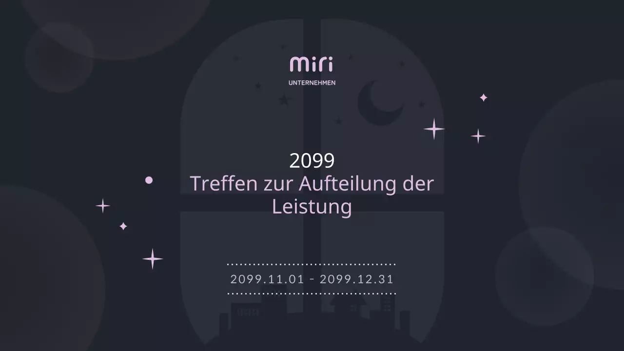 Der trendige Jahresendbericht von Mauve Point
