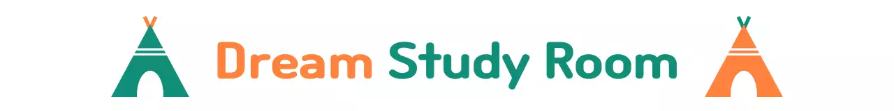 Desain alat tulis yang lucu dengan dua warna kontras dan ilustrasi perkemahan