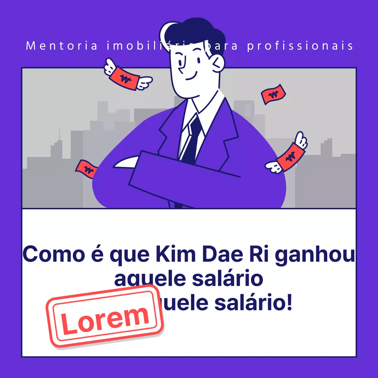 Materiais de formação simples, roxos e vermelhos para trabalhadores de escritório do sector imobiliário