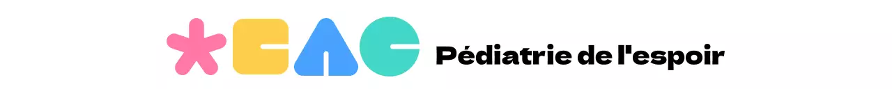 Logo coloré, rond et mignon pour la promotion d'un hôpital.