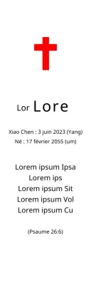 Plaques funéraires de conception chrétienne ou catholique avec versets bibliques