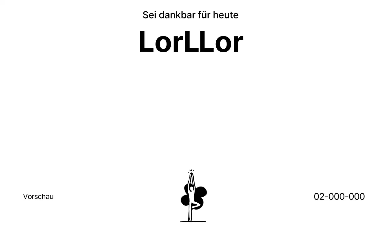 Yoga-Werbedesign mit düsteren Yoga-Illustrationen