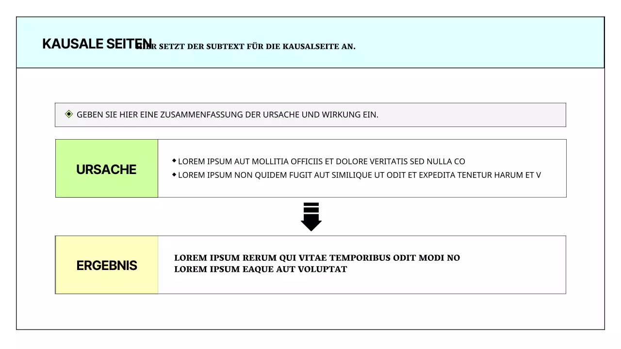 Ein einfacher druckbarer Bericht in Hellblau und Chartreuse