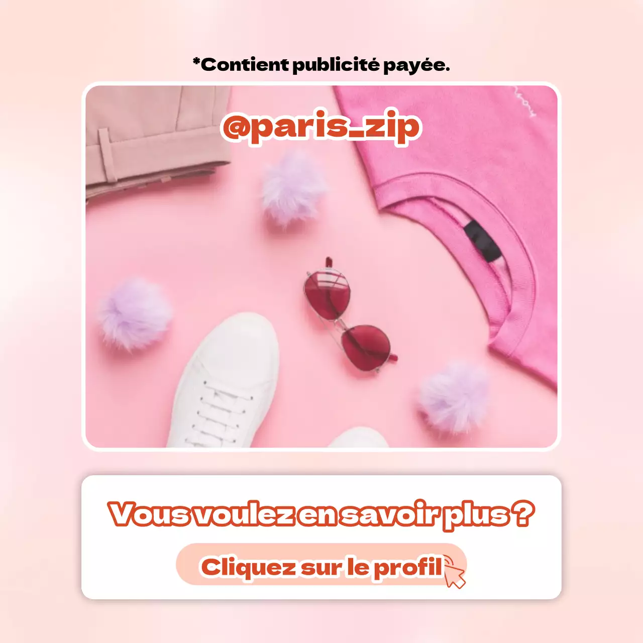 Proposition de mise en page pour le marketing viral en violet et ivoire