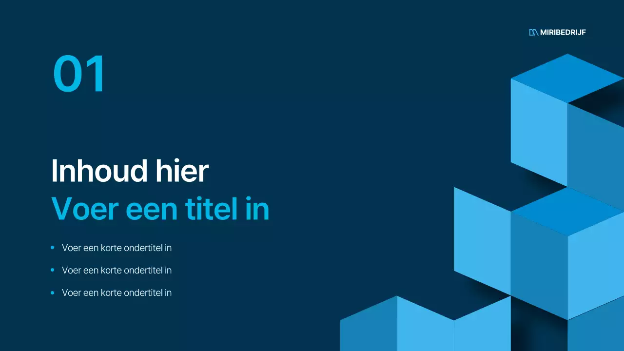 Eenvoudig businessplan voor kantoormedewerker in marineblauw