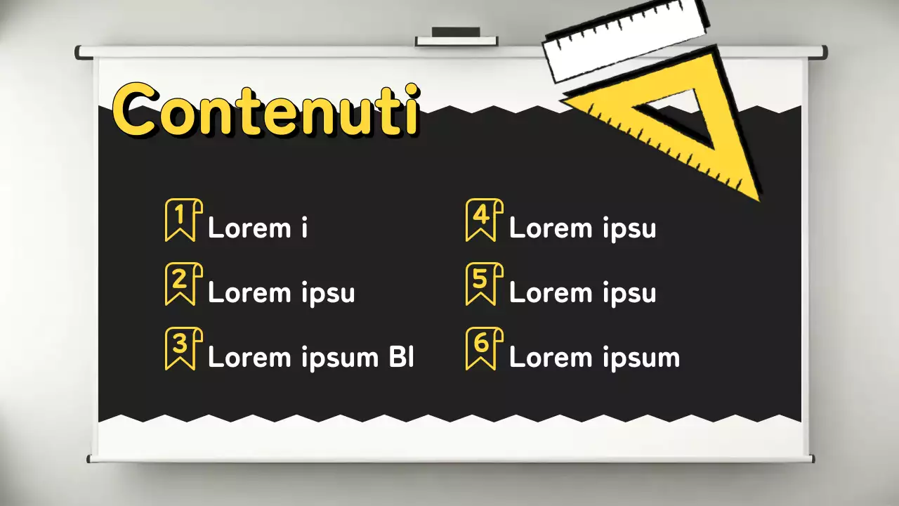 Guida all'apprendimento moderno in giallo e nero